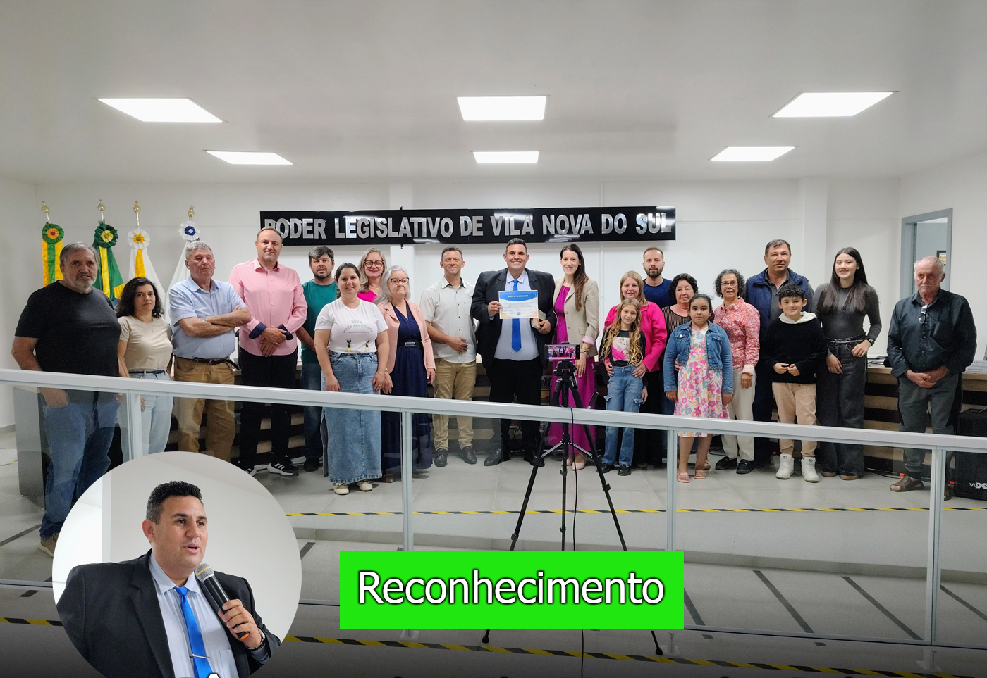 Câmara de Vila Nova do Sul homenageia a Igreja Pentecostal Cruzada Universal pelos 25 anos de atuação