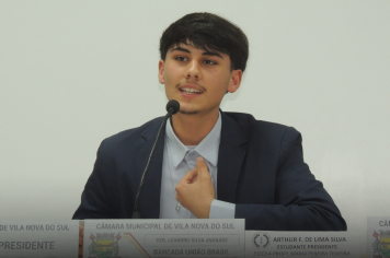 Conheça as pautas na 5ª Sessão Plenária do Estudante na Câmara de Vila Nova do Sul